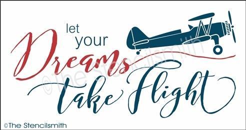 3486 - Let your Dreams take Flight - The Stencilsmith