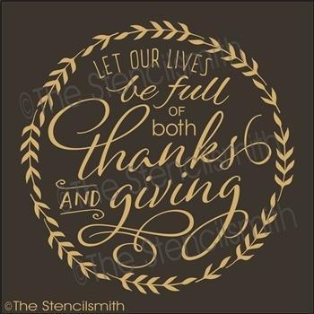 3524 - Let our lives be full of both - The Stencilsmith