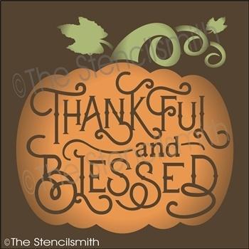 3536 - Thankful and Blessed - The Stencilsmith