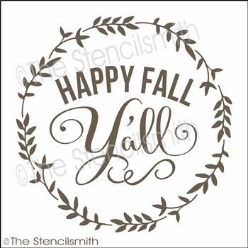 3552 - Happy Fall Y'all - The Stencilsmith