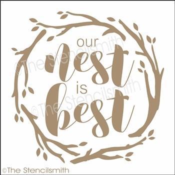 3571 - our nest is best - The Stencilsmith