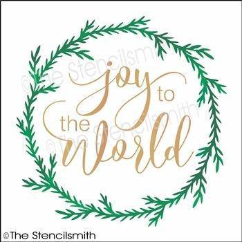 3585 - joy to the world - The Stencilsmith
