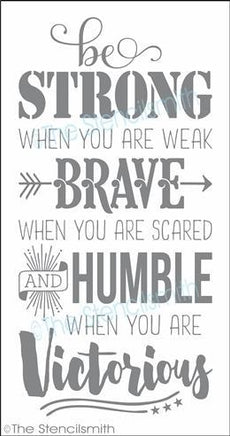 3589 - be strong when you are weak - The Stencilsmith