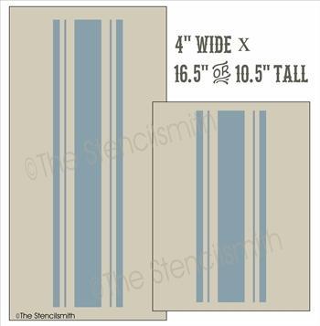 3616 - grain sack stripes - The Stencilsmith