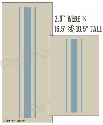 3620 - grain sack stripes - The Stencilsmith