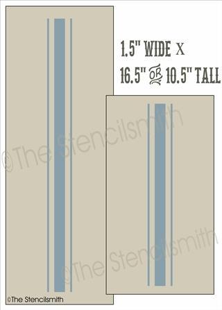 3621 - grain sack stripes - The Stencilsmith