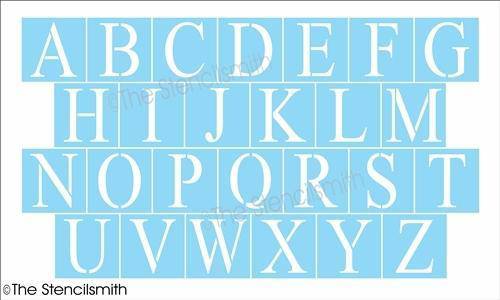 3626 - JUMBO Alphabet Set - The Stencilsmith