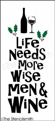 3630 - life needs more wise men - The Stencilsmith