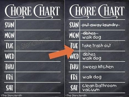 3638 - Chore Chart - The Stencilsmith
