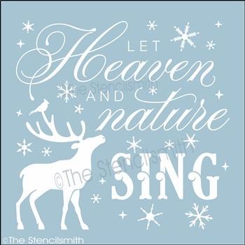 3649 - let heaven and nature sing - The Stencilsmith