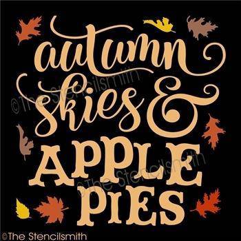 3737 - Autumn Skies & Apple Pies - The Stencilsmith