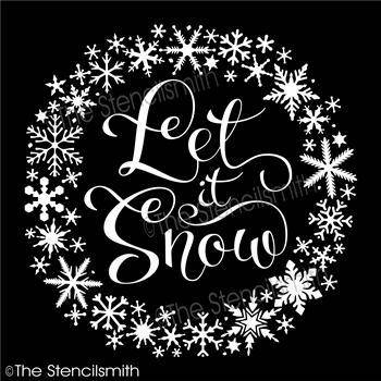 3744 - Let it Snow - The Stencilsmith