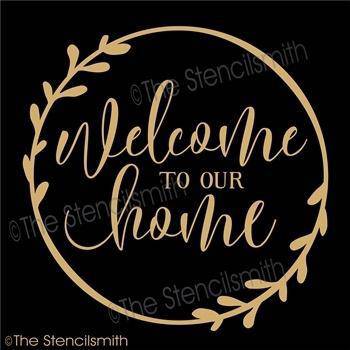3747 - welcome to our home - The Stencilsmith