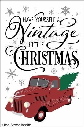 3757 - Have yourself a Vintage little Christmas - The Stencilsmith
