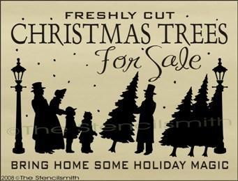 375 - Christmas Trees For Sale - The Stencilsmith