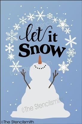 3765 - Let it Snow - The Stencilsmith