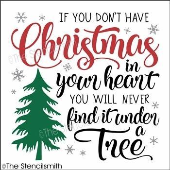 3776 - If you don't have Christmas in - The Stencilsmith
