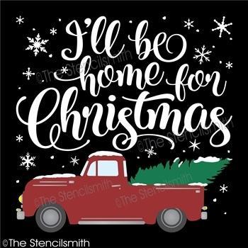 3781 - I'll be home for Christmas - The Stencilsmith