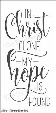 3800 - In Christ alone my hope - The Stencilsmith