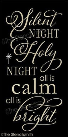 3802 - Silent Night Holy Night - The Stencilsmith