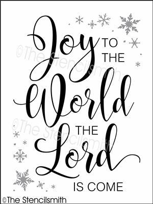 3809 - Joy to the world the Lord - The Stencilsmith