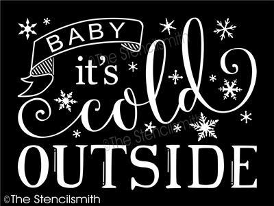 3811 - Baby it's cold outside - The Stencilsmith