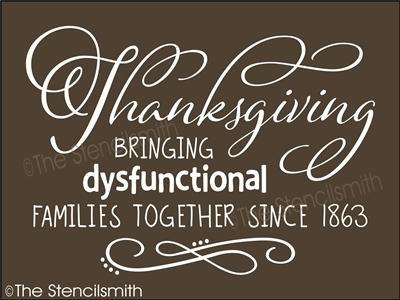 3833 - Thanksgiving bringing dysfunctional - The Stencilsmith