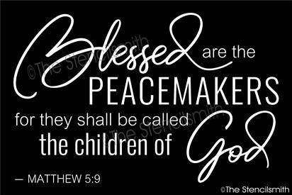 3855 - Blessed are the Peacemakers for they - The Stencilsmith