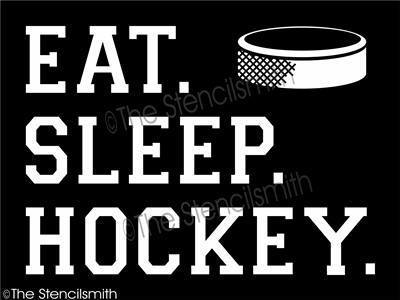3867 - Eat Sleep Hockey - The Stencilsmith