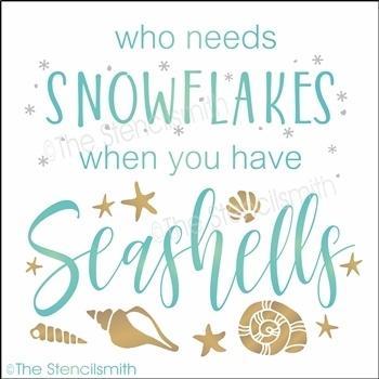 3873 - who needs snowflakes when - The Stencilsmith