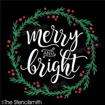 3887 - Merry and Bright - The Stencilsmith