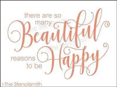 3897 - there are so many beautiful reasons - The Stencilsmith