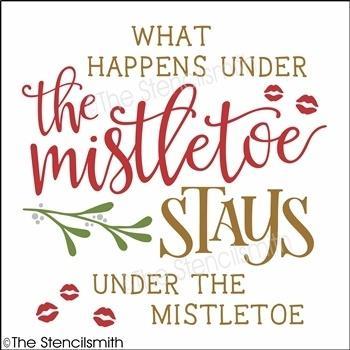 3909 - What happens under the mistletoe - The Stencilsmith