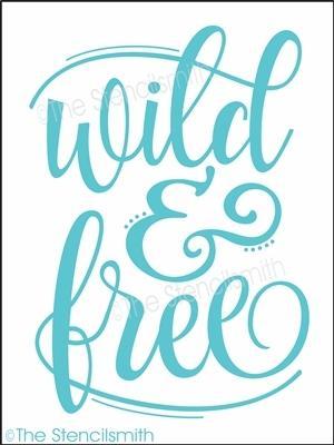 3912 - wild & free - The Stencilsmith
