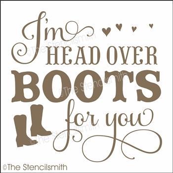 3914 - I'm head over boots for you - The Stencilsmith