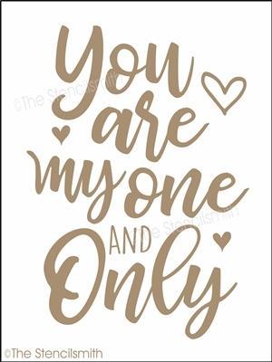 3942 - You are my one and Only - The Stencilsmith