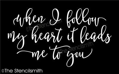 3950 - when I follow my heart - The Stencilsmith