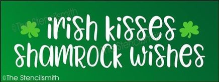 4005 - irish kisses shamrock wishes - The Stencilsmith