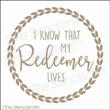 4023 - I know that my redeemer lives - The Stencilsmith