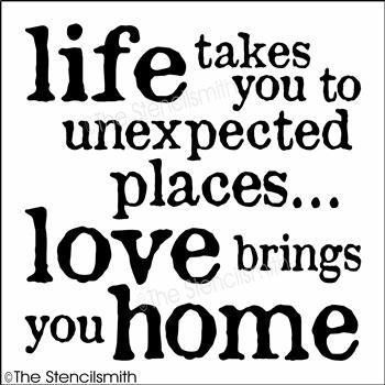 4036 - life takes you to unexpected places - The Stencilsmith