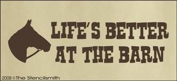 403 - Life's better at the barn - The Stencilsmith