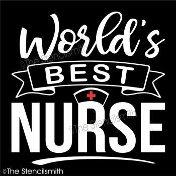 4055 - World's Best Nurse - The Stencilsmith