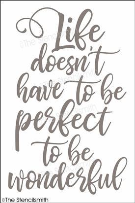 4069 - Life doesn't have to be perfect - The Stencilsmith