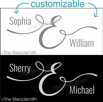 4088 - Ampersand And Names - The Stencilsmith
