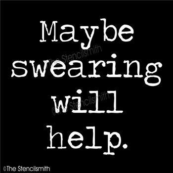 4104 - maybe swearing will help - The Stencilsmith