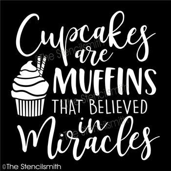 4117 - Cupcakes are muffins - The Stencilsmith