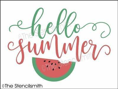 4174 - hello summer - The Stencilsmith
