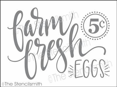 4206 - farm fresh eggs - The Stencilsmith
