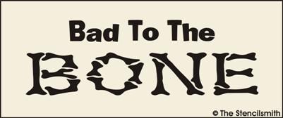 Bad to the Bone stencil