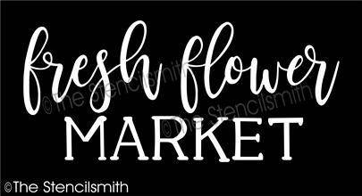 4227 - fresh flower market - The Stencilsmith